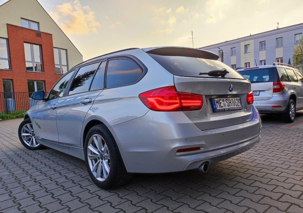 BMW Seria 3 cena 63500 przebieg: 89425, rok produkcji 2016 z Serock małe 631